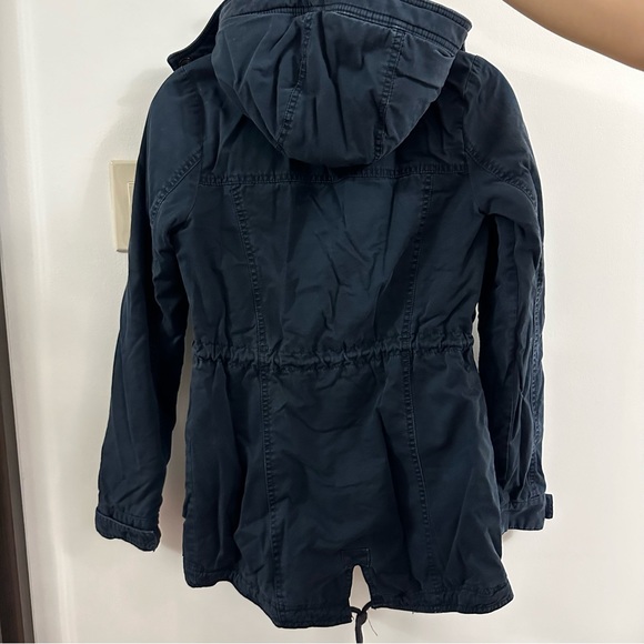 Hollister Navy Jacket with Hood - Picture 2 of 3